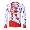 Inspired by Christmas Santa Claus T-shirt Polyester / Cotton Blend Print Printing Hoodie For Men