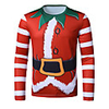 Inspired by Christmas Snowman T-shirt Polyester / Cotton Blend Print Printing Hoodie For Men