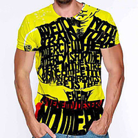 Inspired by Cobra Kai Karate Kid T-shirt Anime 100% Polyester Anime 3D Harajuku Graphic T-shirt For Men