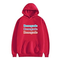 Inspired by Cosplay Addison Rae Hoodie Polyester / Cotton Blend Graphic Prints Printing Hoodie For Men