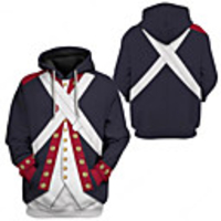 Inspired by Cosplay Army Cosplay Costume Hoodie Terylene 3D Printing Hoodie For Men