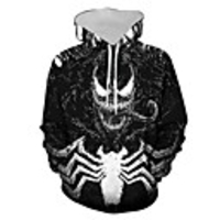 Inspired by Cosplay Beast Cosplay Costume Hoodie Plush Fabric 3D Printing Hoodie For Men