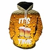 Inspired by Cosplay Beer Cosplay Costume Hoodie Plush Fabric 3D Printing Hoodie For Men