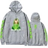 Inspired by Cosplay Billie Eilish Cosplay Costume Hoodie Cotton Fibre Print Printing Hoodie For Men