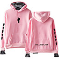 Inspired by Cosplay Billie Eilish Cosplay Costume Hoodie Pure Cotton Print Hoodie For Men