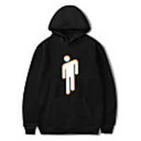 Inspired by Cosplay Billie Eilish Cosplay Costume Hoodie Pure Cotton Print Hoodie For Men