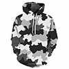 Inspired by Cosplay Camouflage Cosplay Costume Hoodie Plush Fabric 3D Printing Hoodie For Men