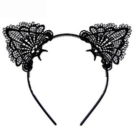 Inspired by Cosplay Cat Anime Cosplay Costumes Japanese Headpiece Lace Hair Band For Women