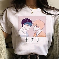 Inspired by Cosplay Cosplay Anime Cartoon Polyester / Cotton Blend Print Harajuku Graphic Kawaii T-shirt For Women