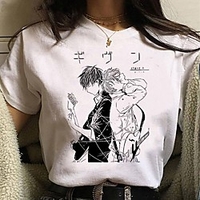 Inspired by Cosplay Cosplay Anime Cartoon Polyester / Cotton Blend Print Harajuku Graphic Kawaii T-shirt For Women