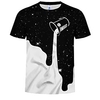 Inspired by Cosplay Cosplay Anime Cosplay Costumes Japanese Cosplay T-shirt Black White Printing Short Sleeve T-shirt For Men