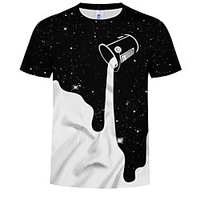 Inspired by Cosplay Cosplay Anime Cosplay Costumes Japanese Cosplay T-shirt Black White Printing Short Sleeve T-shirt For Men