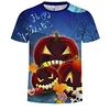 Inspired by Cosplay Cosplay Anime Cosplay Costumes Japanese Cosplay T-shirt Pattern / Pumpkin / Halloween Short Sleeve T-shirt For Men