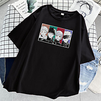 Inspired by Cosplay Cosplay Cosplay Costume T-shirt Polyester / Cotton Blend Print Harajuku Graphic Kawaii T-shirt For Women