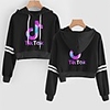 Inspired by Cosplay Cosplay Crop Top Hoodie Polyester / Cotton Blend Print Printing Crop Top For Men