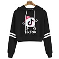 Inspired by Cosplay Cosplay Crop Top Hoodie Polyester / Cotton Blend Print Printing Crop Top For Men