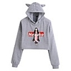 Inspired by Cosplay Demon Slayer Kamado Nezuko Hoodie Crop Top Hoodie Polyster Top For Women