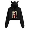 Inspired by Cosplay Demon Slayer Kamado Nezuko Hoodie Crop Top Hoodie Polyster Top For Women