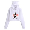 Inspired by Cosplay Demon Slayer Kamado Tanjirou Hoodie Crop Top Hoodie Polyster Top For Women