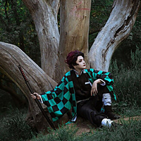 Inspired by Cosplay Demon Slayer: Kimetsu no Yaiba Cosplay Anime Cosplay Costumes Japanese Coat Top Pants For Men