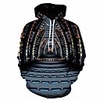 Inspired by Cosplay Geometry Cosplay Costume Hoodie Plush Fabric 3D Printing Hoodie For Men