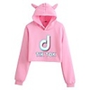 Inspired by Cosplay Hoodie Crop Top Hoodie Polyster For Women