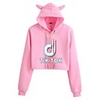 Inspired by Cosplay Hoodie Crop Top Hoodie Polyster Top For Women