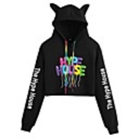 Inspired by Cosplay Hoodie Polyster Top For Women