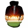 Inspired by Cosplay Lights Cosplay Costume Hoodie Plush Fabric 3D Printing Hoodie For Men