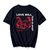 Inspired by Cosplay Lil peep Anime Cartoon Polyester / Cotton Blend Print Harajuku Graphic Kawaii T-shirt For Women