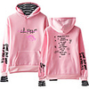 Inspired by Cosplay Lil peep Cosplay Costume Hoodie Cotton Fibre Print Printing Hoodie For Men