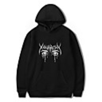 Inspired by Cosplay Lil Xan Xanarchy Hoodie Polyester / Cotton Blend Graphic Prints Printing Hoodie For Men