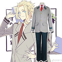 Inspired by Cosplay My Hero Academia / Boku No Hero Midoriya Izuku Todoroki Shoto Anime Cosplay Costumes Japanese Cosplay Suits Patchwork Long Sleeve Coat Blouse Pants For Men