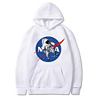 Inspired by Cosplay NASA Hoodie Polyester / Cotton Blend Graphic Prints Printing Hoodie For Men