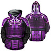 Inspired by Cosplay Samurai Cosplay Costume Hoodie Terylene 3D Printing Hoodie For Men