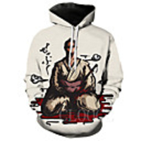 Inspired by Cosplay Samurai Cosplay Costume Hoodie Terylene Graphic Printing Hoodie For Men