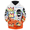 Inspired by Cosplay Skull Hoodie Polyster Print Printing Hoodie For Men