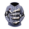 Inspired by Cosplay Skull Hoodie Polyster Print Printing Hoodie For Men