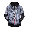 Inspired by Cosplay Skull Hoodie Polyster Print Printing Hoodie For Men