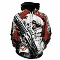 Inspired by Cosplay Soldier / Warrior Cosplay Costume Hoodie Plush Fabric 3D Printing Hoodie For Men