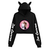 Inspired by Cosplay Zoe Laverne Cosplay Costume Crop Top Hoodie Polyester / Cotton Blend Graphic Printing Crop Top For Women