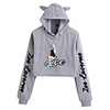 Inspired by Cosplay Zoe Laverne Cosplay Costume Crop Top Hoodie Polyester / Cotton Blend Graphic Printing Crop Top For Women