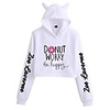 Inspired by Cosplay Zoe Laverne Cosplay Costume Crop Top Hoodie Polyester / Cotton Blend Graphic Printing Crop Top For Women