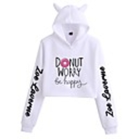 Inspired by Cosplay Zoe Laverne Cosplay Costume Crop Top Hoodie Polyester / Cotton Blend Graphic Printing Crop Top For Women
