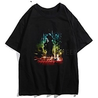 Inspired by Cowboy Bebop Cosplay Anime Cartoon Polyester / Cotton Blend Print Harajuku Graphic Kawaii T-shirt For Women
