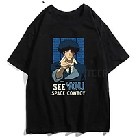 Inspired by Cowboy Bebop Cosplay Anime Cartoon Polyester / Cotton Blend Print Harajuku Graphic Kawaii T-shirt For Women