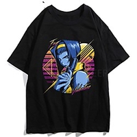 Inspired by Cowboy Bebop Cosplay Anime Cartoon Polyester / Cotton Blend Print Harajuku Graphic Kawaii T-shirt For Women