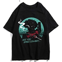 Inspired by Cowboy Bebop Cosplay Anime Cartoon Polyester / Cotton Blend Print Harajuku Graphic Kawaii T-shirt For Women