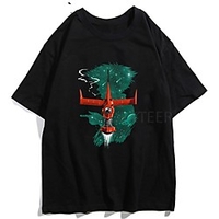 Inspired by Cowboy Bebop Cosplay Anime Cartoon Polyester / Cotton Blend Print Harajuku Graphic Kawaii T-shirt For Women