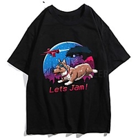 Inspired by Cowboy Bebop Cosplay Anime Cartoon Polyester / Cotton Blend Print Harajuku Graphic Kawaii T-shirt For Women
